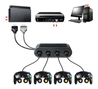 Adaptador USB GameCube para Nintendo Switch